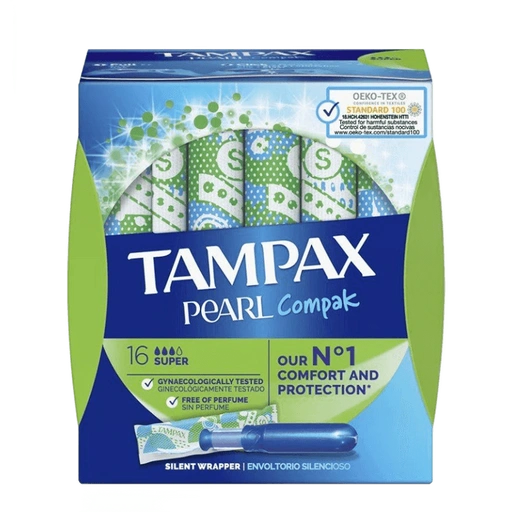 TAMPAX COMPAK PEARL TAMPON...