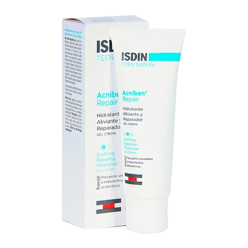 Acniben Repair Hidratante Reparador Y Aliviador Isdin Teen Skin Rx Gel