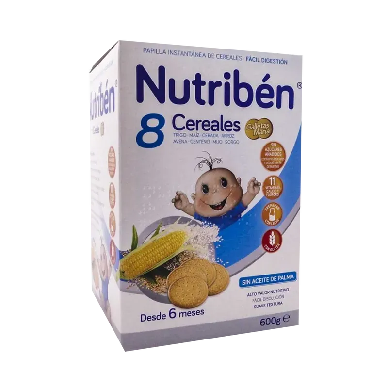 Papillas de Cereales & sin Gluten para bebés
