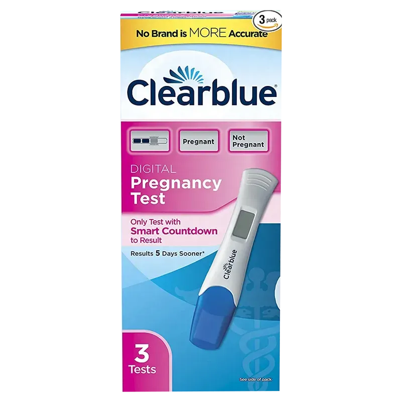 Clear blue prueba best sale de embarazo con indicador